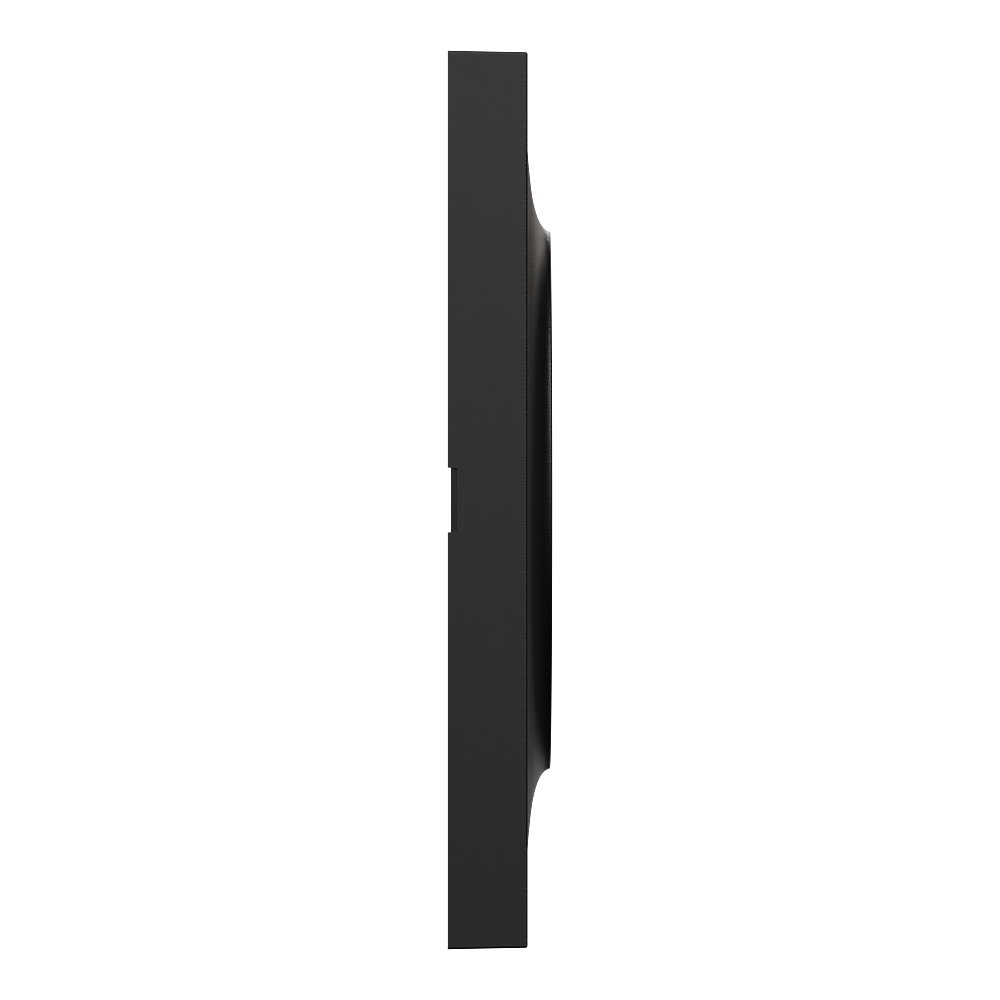 Odace Origine plaque 3 postes noir